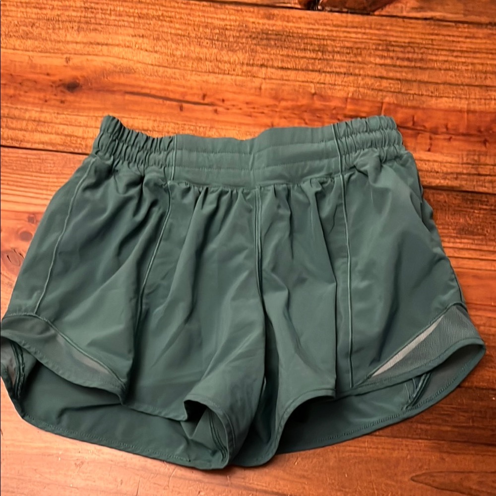 Green Women's Athletic Shorts